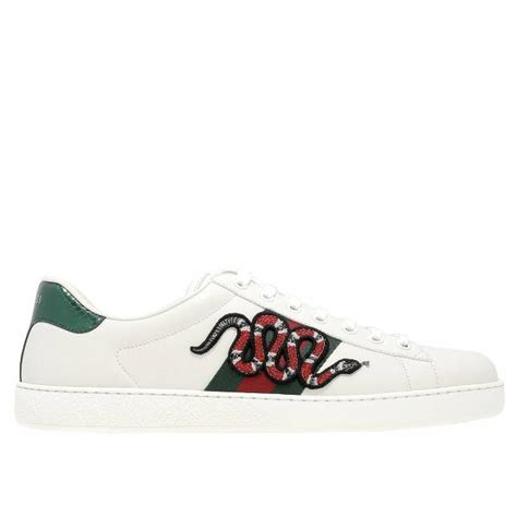 scarpe gucci serpente brillantini|Scopri la nuova collezione di sneakers Gucci donna su FARFETCH.